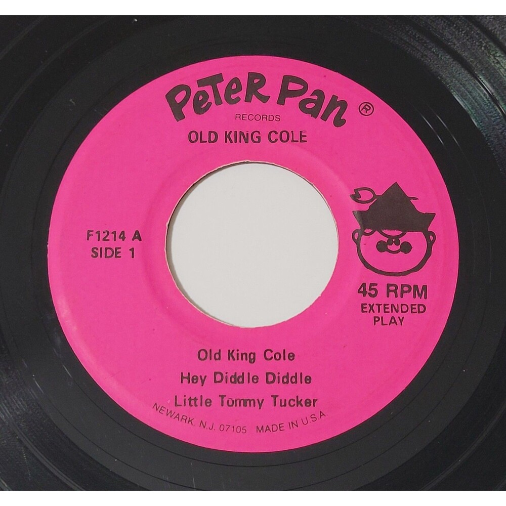 Peter Pan Players Old King Cole EP 45 RPM VG Children's 60s
